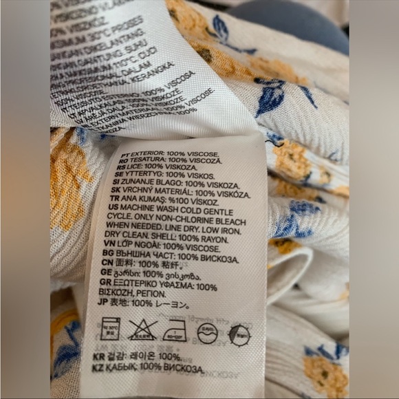 Vintage Crinkled Fabric Floral Patterned Wrap Dress size 14 fits like a 12 EUC - Picture 9 of 10